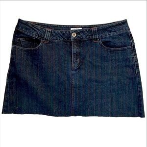 Denim Mini Skirt